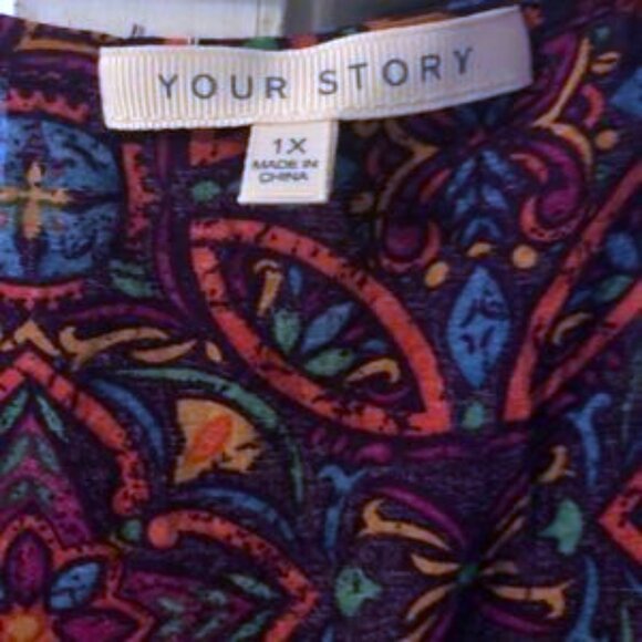 Your Story Sleeveless Multicolored Tank Top - Picture 2 of 2